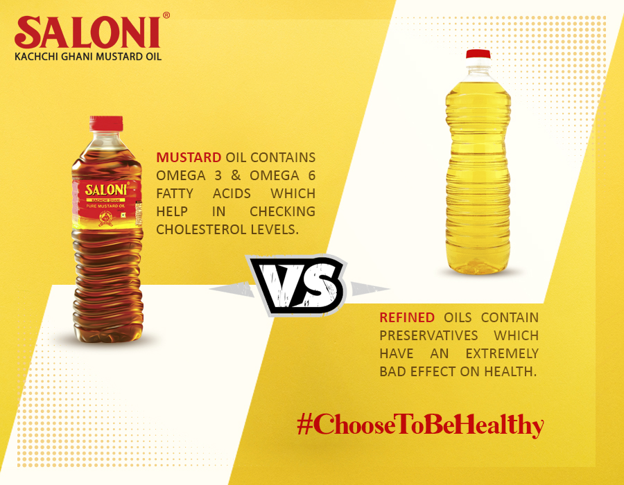 buzztify's tweet image. RT @saloni_oil: Mustard Oil is the Best Cooking oil &amp;amp; good for your Health, Skin &amp;amp; Hair.

Choose #SaloniMustardOil &amp;amp; #ChooseToBeHealthy.

#salonioil #swichtomustardoil #magicofmustardoil #sehatbhiswadbhi #ChooseToBeHealthy #cooking #cookingoil #lovecooki…