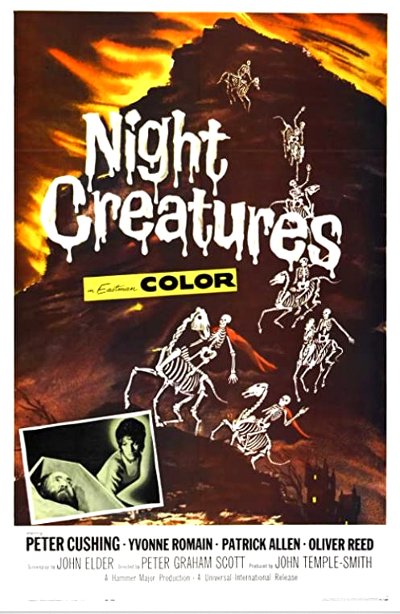 JPRoscoe76's tweet photo. #31DaysofHorror Beware of the Swamp Phantoms! A remastered review (aka new pics) of Night Creatures (1962) on #BasementRejects
THE RATING: 8.0/10
THE REVIEW: https://t.co/axl8aIMVBR
#NightCreatures #CaptainClegg #Hammer #HammerHorror #Halloween #Horror #31DaysofHalloween https://t.co/3ATdfhm6JL