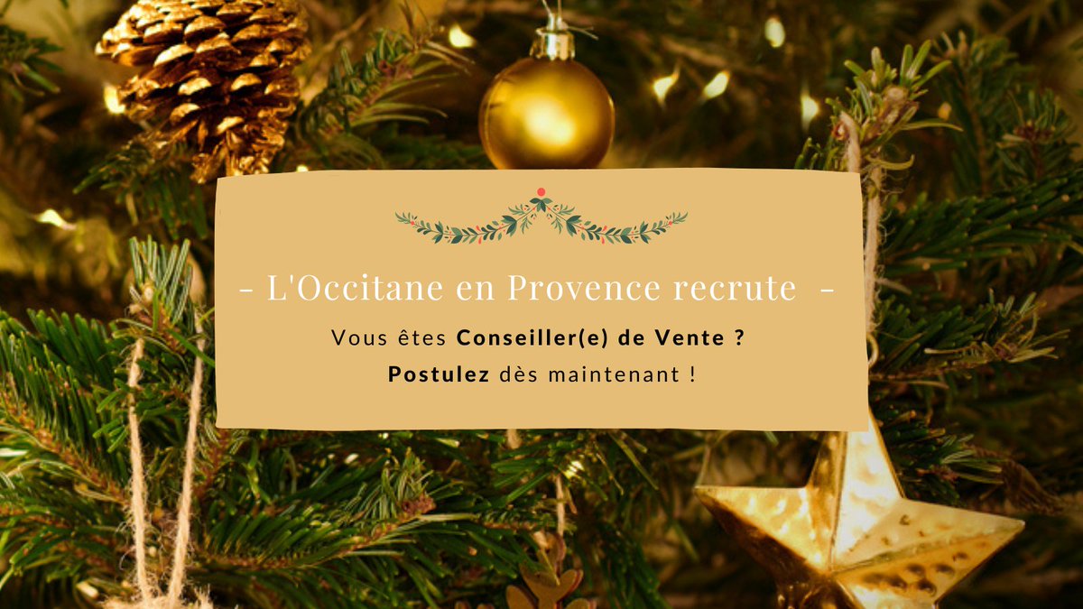 A l'occasion de Noël 🎄, nous recrutons des Conseiller(e)s de vente dans toute la France ! Vous êtes intéressé(e) ? Déposez votre CV en boutique ou postulez directement ici 👉 bit.ly/3An662H #recrutement #emploi