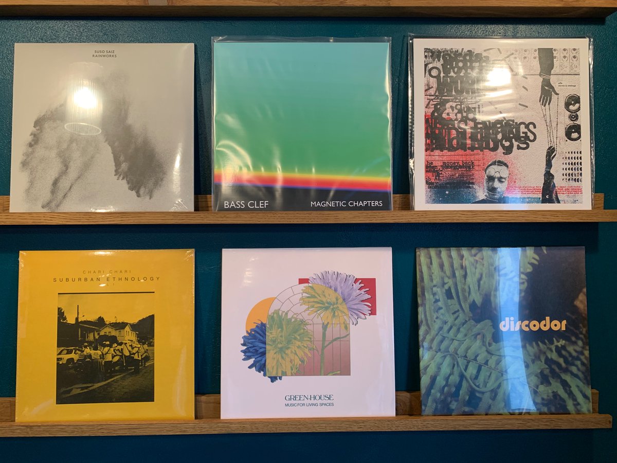 新譜入荷！ポルトガルのGROOVEMENT ORGANIC SERIESから日本が誇るChari Chariの新作、前作も素晴らしかったGREEN-HOUSEによる美しいアンビエント作品、KhruangbinやSven Wunder好きにオススメのDiscodorのLP、リズムありのレフトフィールド〜アンビエントで個人的に一押しのBASS CLEFによる新作、続く
