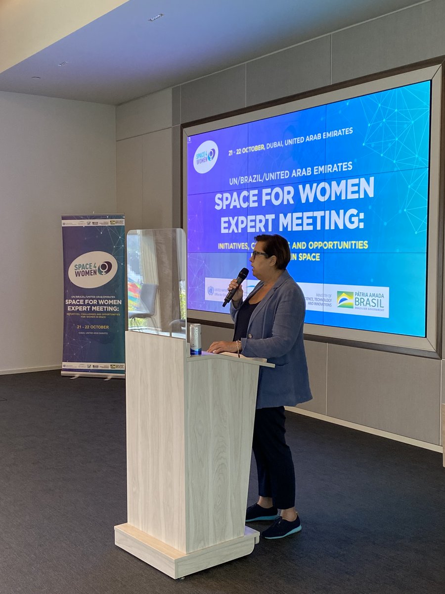 We are excited to welcome all of our distinguished speakers and participants to the #Space4Women Expert Meeting at @Expo2020Dubai . Stay tuned for updates as we discuss the challenges and opportunities for gender equity in space over the next 2 days
