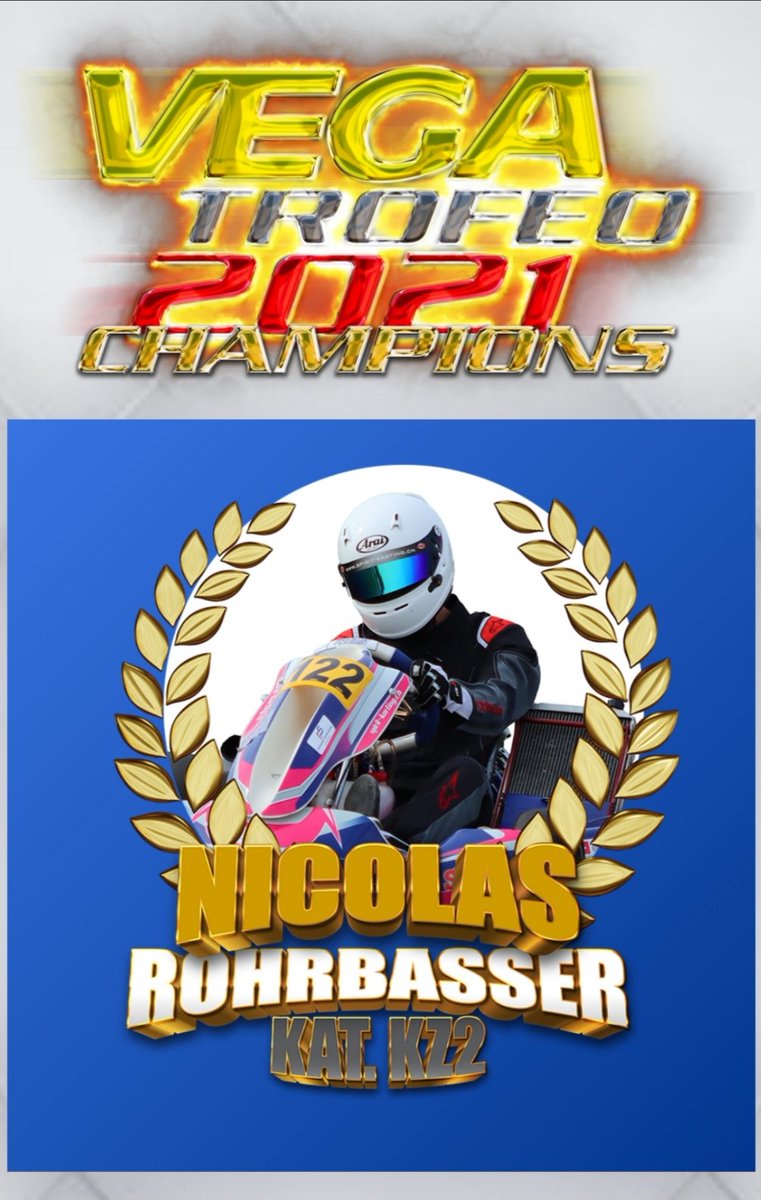 nicokart22's tweet photo. VEGA TROFEO 2K21 CHAMPIONS 🏆💯🚀🏁 #Karting #Racing #Motorsport https://t.co/ZLN6OM1CmF