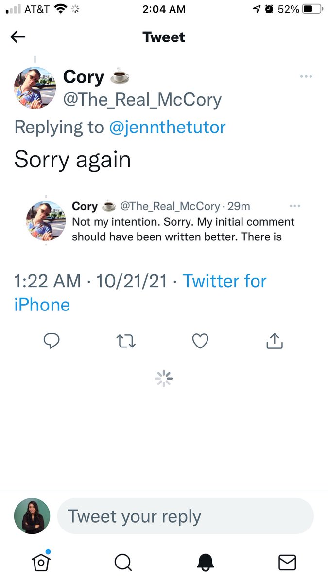 jennthemarketer's tweet photo. @The_Real_McCory @jennthetutor So printing receipts now feels petty but that’s how you engaged

So it’s okay for you at 1:22  
And 1:24 but we get closer to 2 am and now it’s petty 

Just say I had no way of responding to your questions so I needed to frame you as the problem https://t.co/JN17i5uxAx