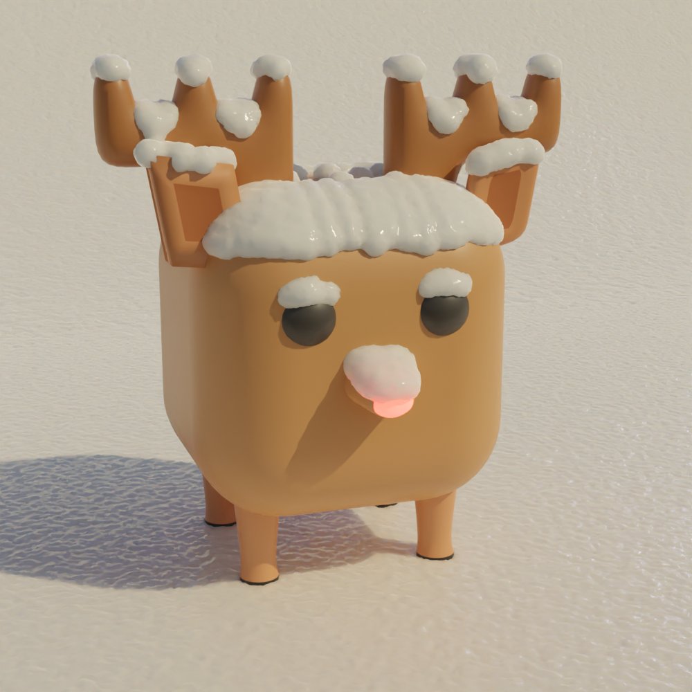 Rudolf with his red nose! ~hes a tad early 🎅
