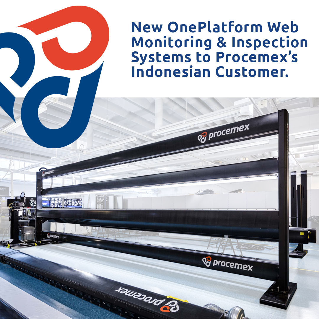 Procemex's tweet photo. Procemex supplies existing Indonesian customer with web monitoring and inspection technology for 2 paper machines.
New Procemex OnePlatform technology replaces an existing Procemex web monitoring system and an existing third- party web inspection system.
#procemex
#oneplatform https://t.co/TNLxfagUXE