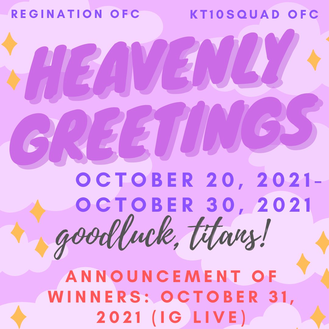 ReginationOFC's tweet photo. Heavenly Greetings for a Cause in collaboration with KTS π€ #cagayanvalleyneedshelp #MaringPH π https://t.co/rpqIrQRmNP