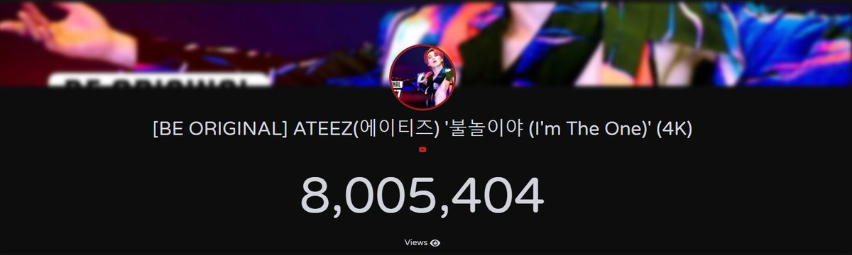 ATYstream's tweet photo. 《 📣 》

' Fireworks ' Studio Choom performance has surpassed 8M views! 🥳

- 🦋
#ATEEZ #에이티즈 #エイティーズ @ATEEZofficial @ATEEZofficialjp https://t.co/qnFpKu2FrK