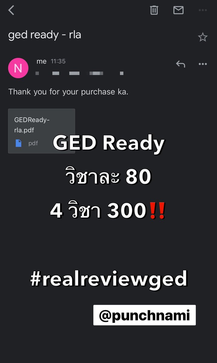 punchnami's tweet photo. รีวิวการซื้อค่า ดูรีวิวที่👉🏻#realreviewged ข้อสอบ GED Ready มาแล้วทุกวิชา❗️ชุดละ 80 บาท เท่านั้น ‼️‼️🔥🔥🔥(ถ้ารีวิวว่าได้รับของจริง)🥳 #ขายข้อสอบ #ขายข้อสอบged #gedexam #ข้อสอบged #ged #เเนวged #สอบged #gedready #เเนวข้อสอบged #ขายged #ขายgedready #สอบgedready https://t.co/kscnE1JofK