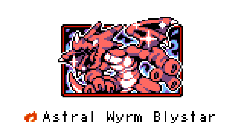 adamjmarin's tweet image. #octobit Day 21: Astral Wyrm Blystar🔥