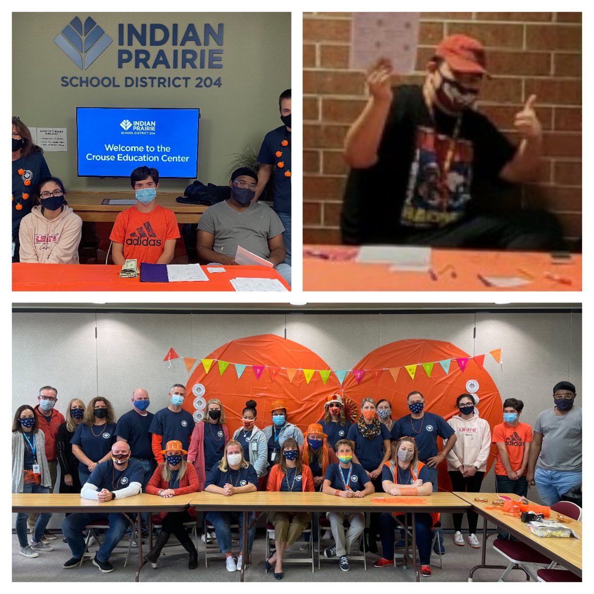204STEPS_Eagles's tweet photo. Today was a great day @ipsd204 - check out a few of the district pictures from the day! More to come throughout the week! 🧡
@IPEA204 @CandyMichelli @deccarius @ipsd204_hr  
#UnityCommunityOpportunity #2gether204 #districtunityday https://t.co/5NTKJ8tPJ2