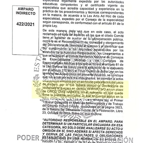 El día de hoy hacemos #Historia, con la determinación del juzgado federal de otorgar la idoneidad en cirugía estética a los Maestros en Cirugía Estetica. #SoyIESM #CirugíaEstética
