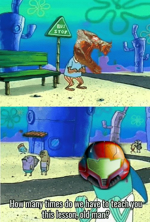 3InsaneRacoons's tweet photo. A meme I made Yesterday. #MetroidDread #memetroid #Kraidisabitch #gamergirl https://t.co/ngWbHEE72y