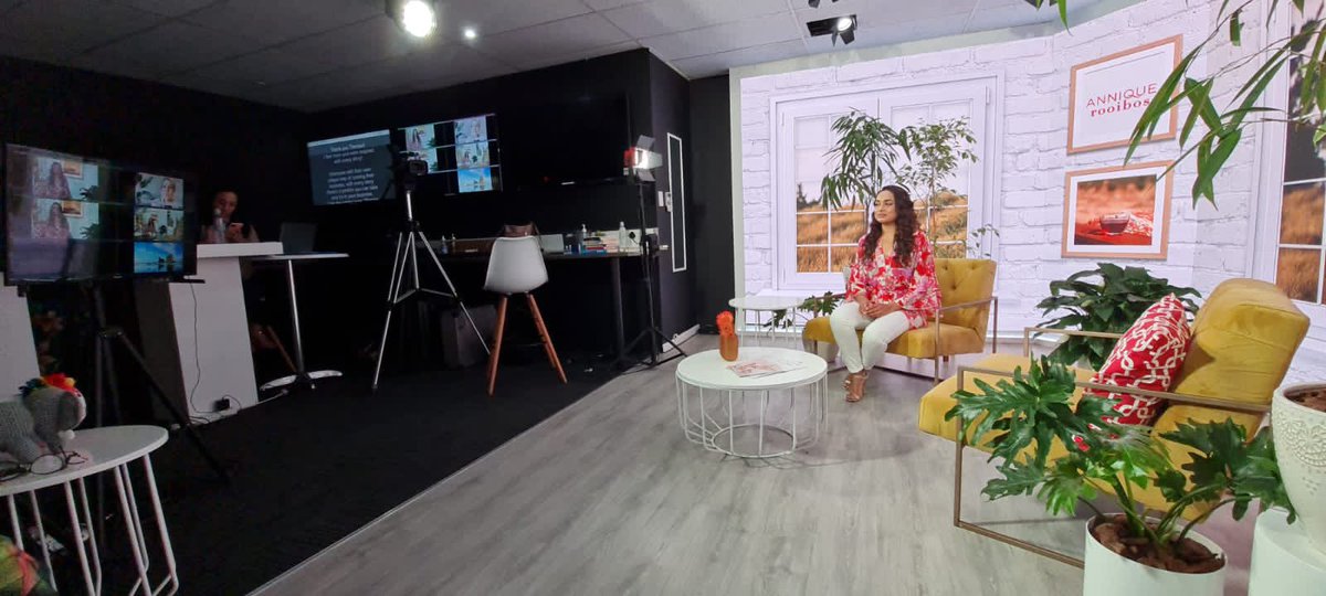 EventcastSa's tweet photo. Annique Rooibos bringing a show stopping look to our studio...
Eventcast turning your event into the perfect place to be! @TraceyLange
#Eventcast #Eventcaststudio #Eventcastsa #Showstopper #Annique #Anniquerooibos #Showstoppinglook #Studio #Perfectplacetobe https://t.co/Jz0qmdatpD
