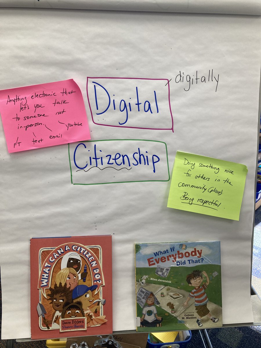 HubbardReads's tweet photo. Teaching our little Ss these big words. They listened to me use each word separately, they made meaning (their words on the post its), then they tried talking using each word. Then we put it together to make meaning of this week! #DigCitRams21 #wordstudy @Hubbard_School https://t.co/6kkQjPeS86