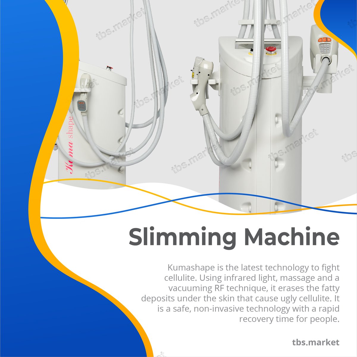 TbsBeauty's tweet image. Say hello to your Slim body with the Kumashape X
#salonequipment #salonmachine #shapingmachine #skinbeauty #skinbeautymachine #skincarebeautyequipment
#skincareequipment #skincaremachine #skinequipment #skinlifting #skinmachine #skinrejuvenation #skinrejuvenationmachine