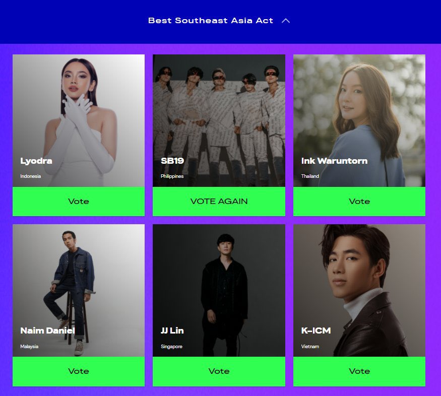 Congratulations and please vote them.        StillD1 JoshCullen
<a href="/SB19Official/">SB19 Official</a> #SB19

#SB19MTVEMANominee 

#RAWRAwards2021 #RAWRATIN