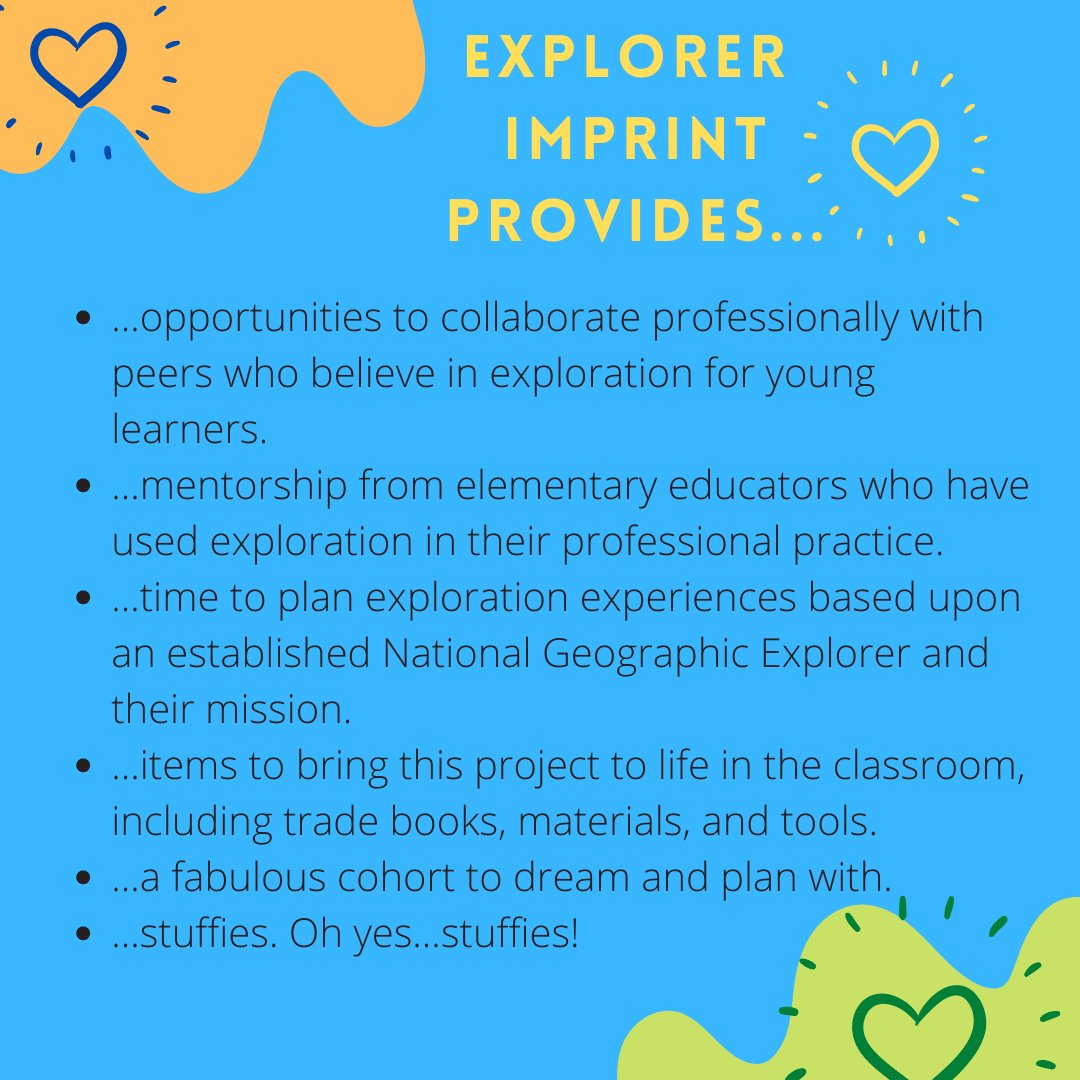 Explorer1mprint's tweet photo. Need more details about #ExplorerImprint participation? You can find it here! Application at the link: https://t.co/pzKYOqyRHH 

@InsideNatGeo @NatGeoEducation https://t.co/UXefpkJR4F