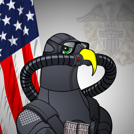 Epic_Eagles's tweet photo. The 4th Charity Auction to benefit @US4Warriors is LIVE!
Up for bid are 6 unique Eagles from America's Armed Forces brought to life in stunning detail by @ArtofSyrl 
Tonight's auction runs Wed to Sat &amp; features the Navy Epic Eagle! 
@usnavy #Veterans #NFTs https://t.co/Ak2De3AQjC