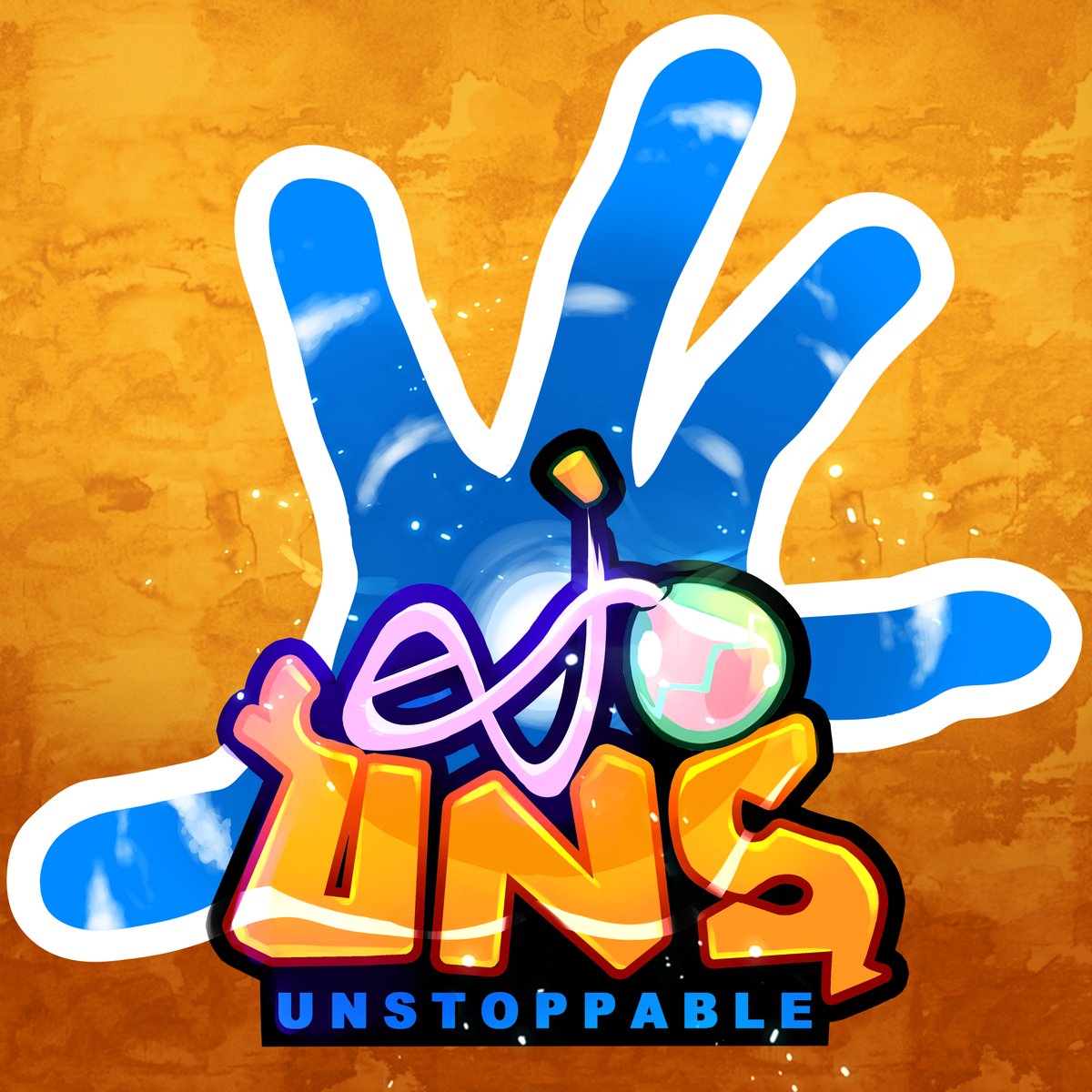 Plot2wiss's tweet photo. @unstoppablevc @AxieInfinity another variant with typeface move a lil bit down to highlight more on the hand https://t.co/hmuduNxLVk