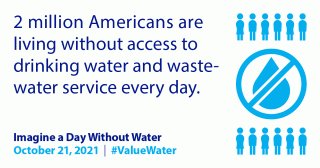 Today is #ImagineADayWithoutWater, a day to reflect on our most precious resource. Go to imagineadaywithoutwater.org to learn more. <a href="/TheValueofWater/">The Value of Water</a> @USWaterAliance #ValueWater