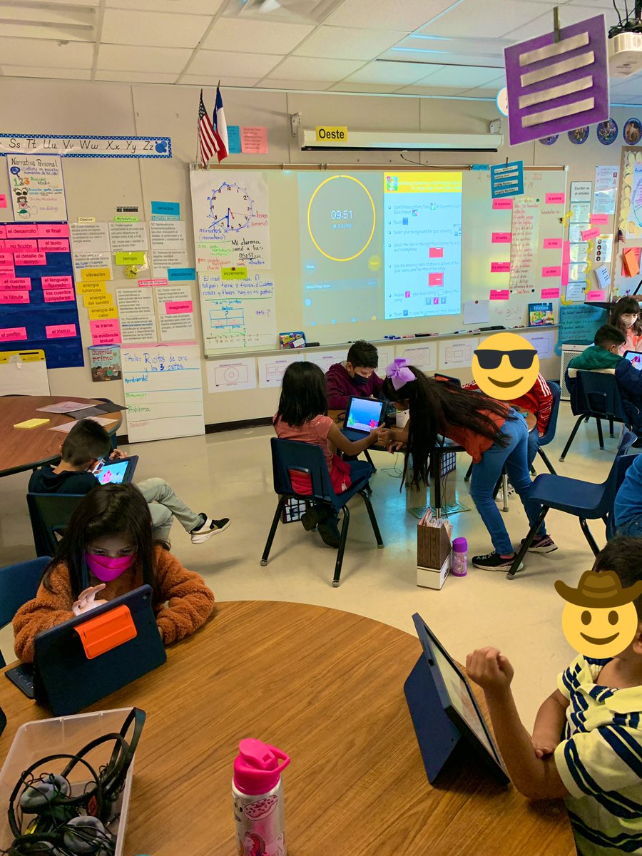 CFieldsITF's tweet image. Co-teaching with teachers makes my heart so full and kids 😍using #LISDreads @duckduckmoose Draw and Tell tech stations! @TeacherCichy &amp;amp; Ms Grayson”s classes @LewisvilleES can’t wait to use these tomorrow!  #anylanguage #anycontent #digitalLISD