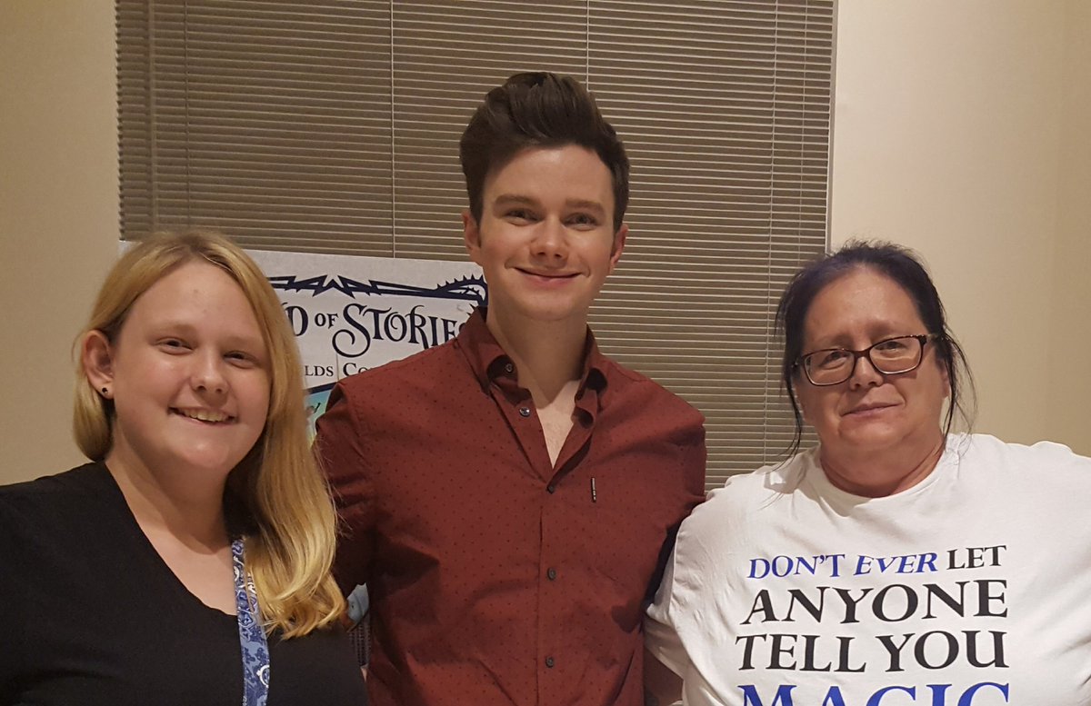 lestersbonnet's tweet photo. Going through some old newspapers and look what I found @chriscolfer we met you on this booktour!💖📚
#TLOS6 https://t.co/1oPNNHh98q