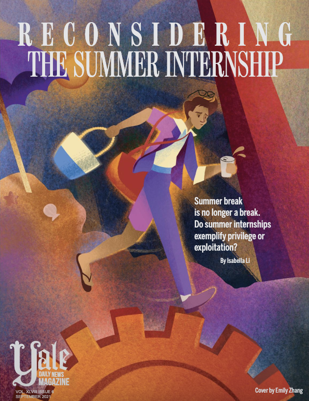 ydnmag's tweet photo. Our September issue is now OUT!! Our cover story explores the phenomenon of "the summer internship"––diving into how it interacts with privilege and exploitation, and what it says about our culture. Isabella Li reports.

https://t.co/NaksmllCGH https://t.co/dHgQ36Dc9D