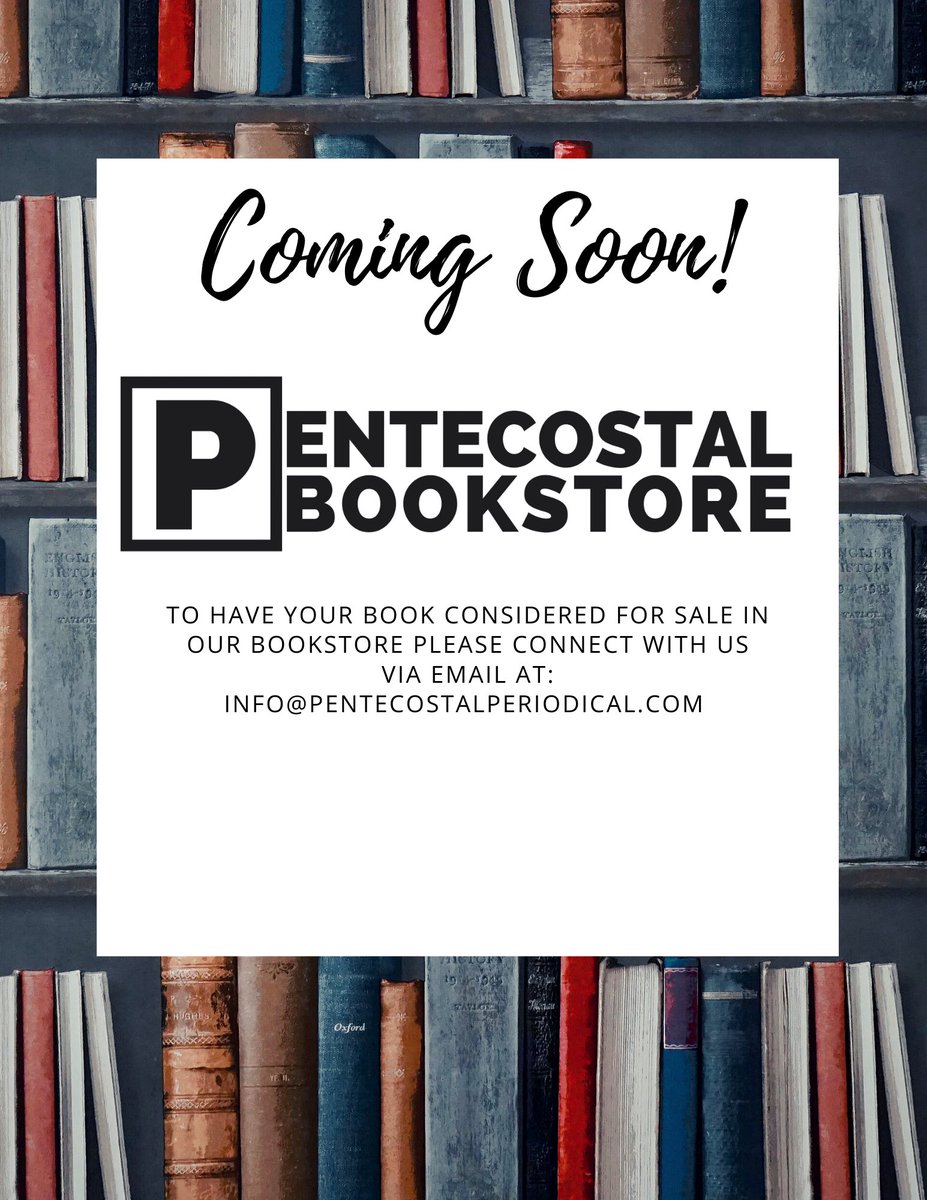 Pentecostalzine's tweet photo. Want your books featured in our magazine and on our website? We will be launching a bookstore in correlation with our current magazine publication! Get your book in front of more viewers and potential buyers! Follow the instructions below ⬇️ 

#pentecostalbookstore https://t.co/1frgbXi6oK
