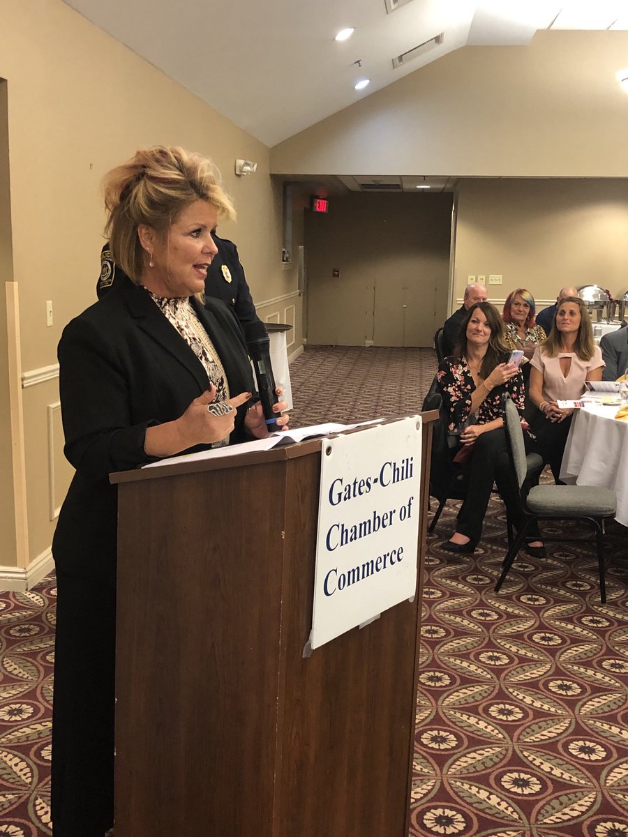 dougemblidge's tweet photo. Congratulations Krystin Letta.  She helped a group of young men with autism start Campaign D… an inclusion movement to put individuals with autism out front.  Tonight she was honored by the Gates-Chili Chamber of Commerce with the Outstanding Citizen Award. .⁦@13WHAM⁩ https://t.co/DtDVVEHZGm