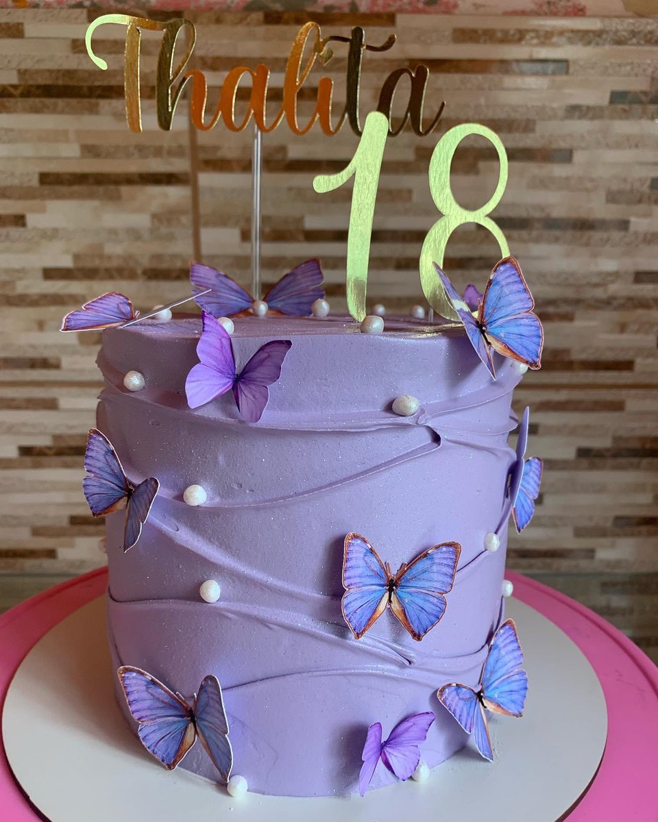 WAVE CAKE, BOLO BORBOLETAS 🦋