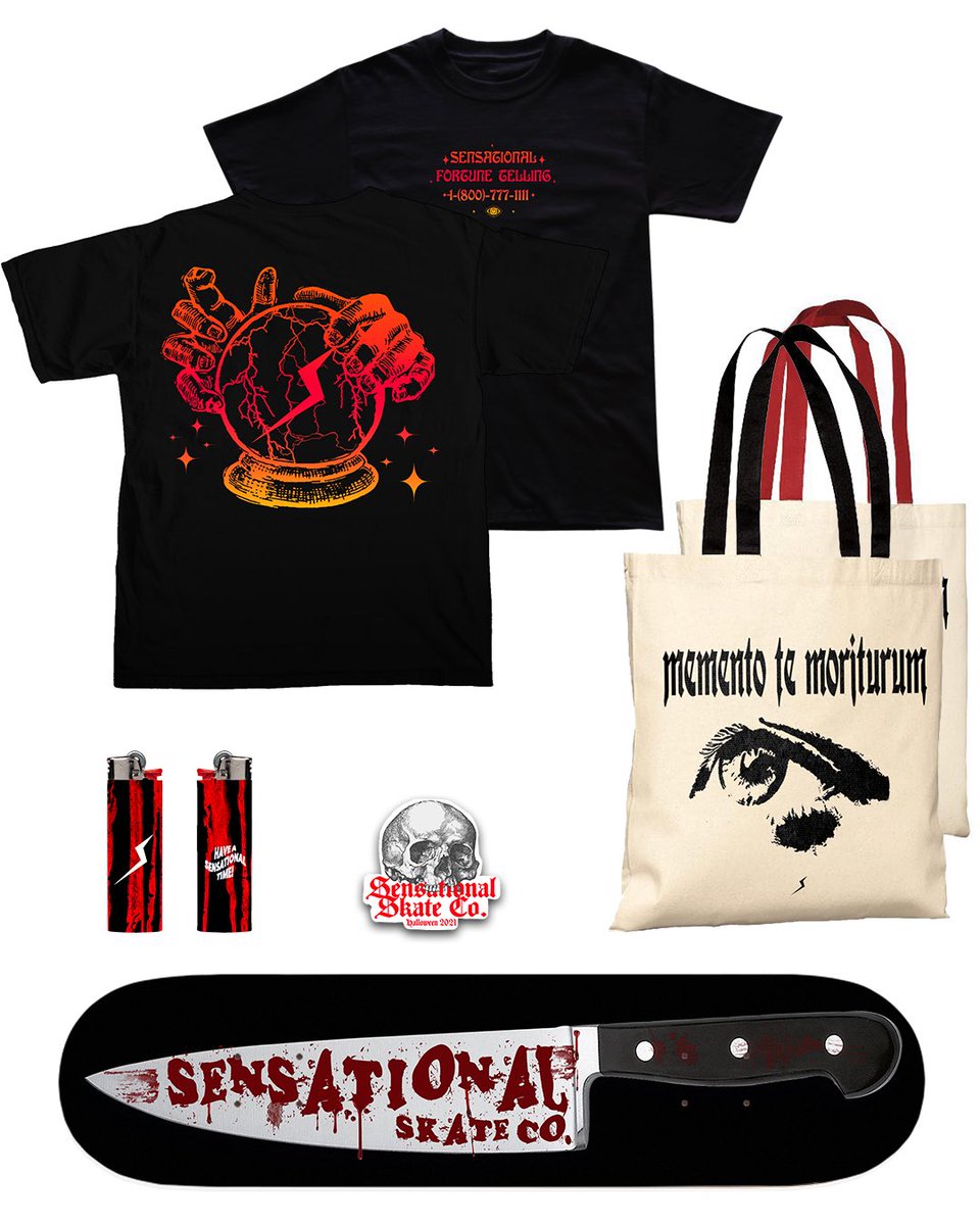 SSENSATIONALCO's tweet photo. HALLOWEEN SHOCK DROP NOW LIVE⚡️⚰️ https://t.co/u4UyY0H1NH ⚡️ https://t.co/ODk1VRFjnE