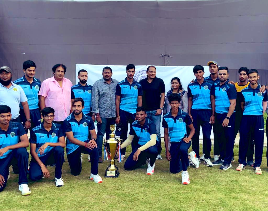 We did it! For the first time in the history of Hyderabad cricket, a T20 tournament- Mansoor Ali Khan Pataudi Tiger Cup was organised by #HCA to pick the probables for the Syed Mushtaq Ali tournament. Hearty congratulations to Gemini Friends-the title winners. Its a trend setter!