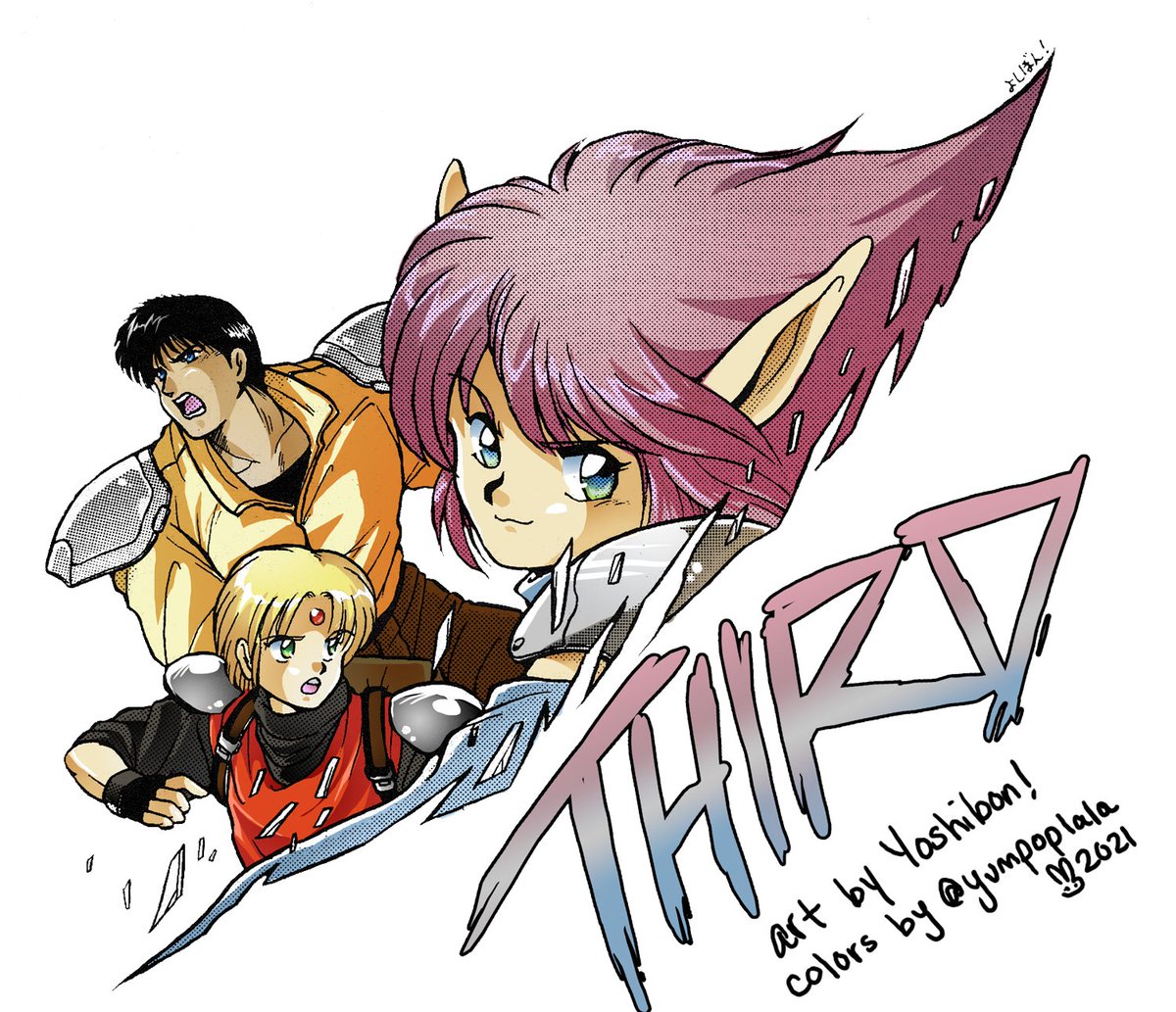 yumpoplala's tweet photo. Colored #Yoshibon's promo art for #NeiThird manga from #SPEC. I just love the idea of Nei Third and her mauvey hair color :3 #phantasystar
You can my scanlations for the Nei Third manga here! https://t.co/5vFevxOOh1 https://t.co/lnUVnxWtcg