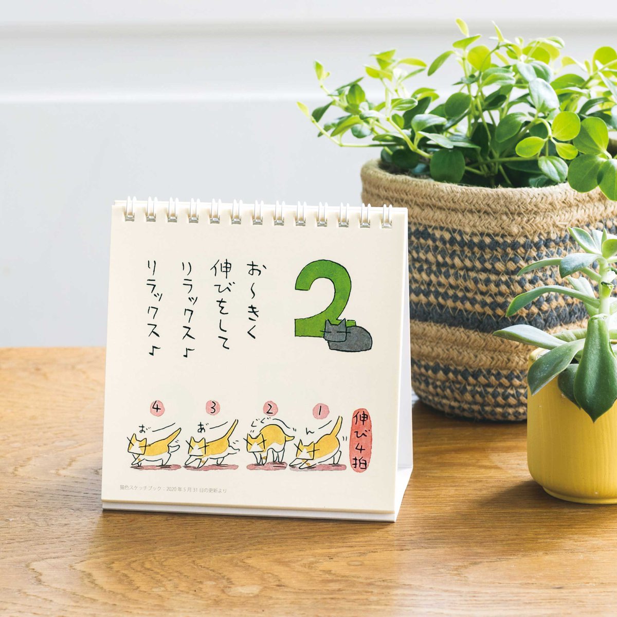 めくるたびほっこり☺️

日本画 家久保智昭さんとコラボした、めくるたび元気を貰えるメッセージと、猫のイラストが楽しめる万年タイプの日めくりカレンダーができました✨

詳細はこちら⇒https://t.co/KdaMbLvSrq 
