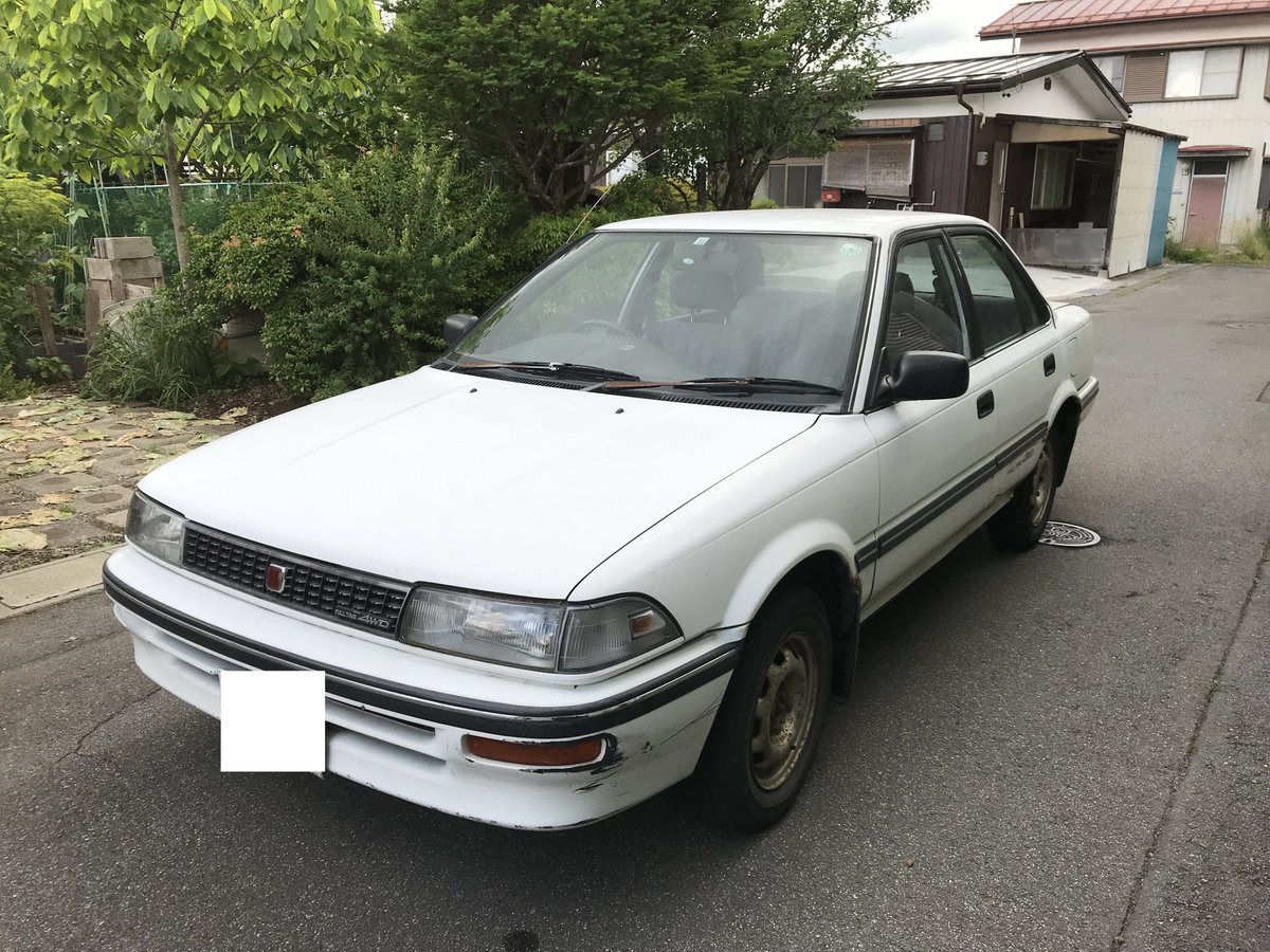 CARNEXT_JP's tweet photo. カーネクストの買取実績をご紹介します😆
トヨタ カローラTX (TX仕様)
なんと年式は平成2年 😳
今から30年以上前!
昔の家族写真に出てきそうな貴重な車です🥰
#CE95 #トヨタ #トヨタカローラ #廃車買取 https://t.co/aofaK4bnqk