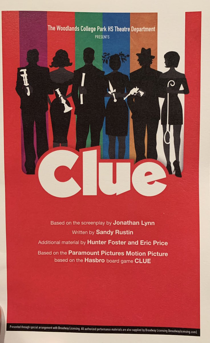 CoachMadisonVB's tweet photo. Shout out to @twcp_theatre for their outstanding performance of Clue. If you don’t have plans to go see it….make new plans! #thebutlerwasmyfavorite #couldntstoplaughing #okaynow https://t.co/ehxE9apV5n