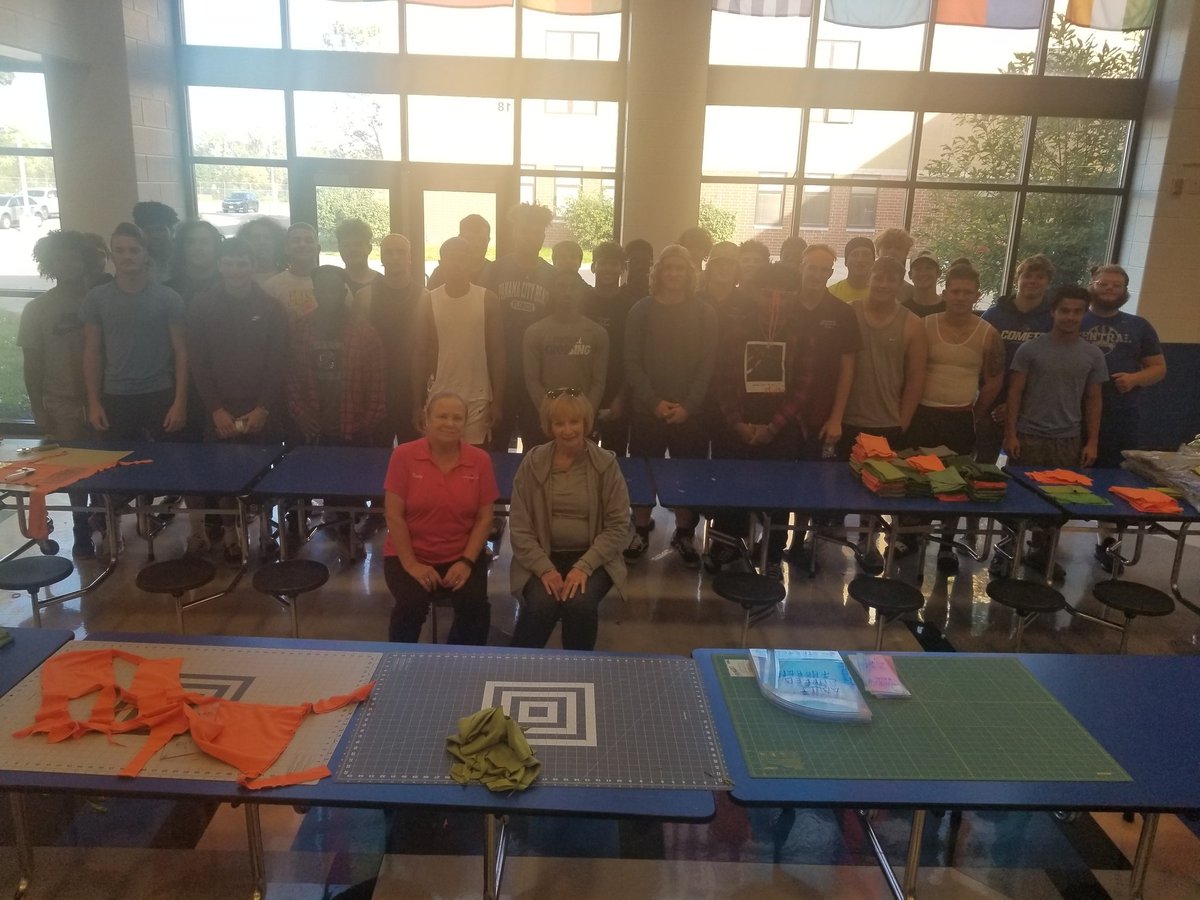 TWhite (@cometcoachwhite) on Twitter photo Huge thank you to <a href="/TurbanProject/">The Turban Project</a> for allowing our players to give back and help make facemasks and head coverings for those living with cancer. They will be distributed at no cost to patients of all ages. Amazing organization, outstanding group of young men! #cometpride! Huge thank you to <a href="/TurbanProject/">The Turban Project</a> for allowing our players to give back and help make facemasks and head coverings for those living with cancer. They will be distributed at no cost to patients of all ages. Amazing organization, outstanding group of young men! #cometpride!