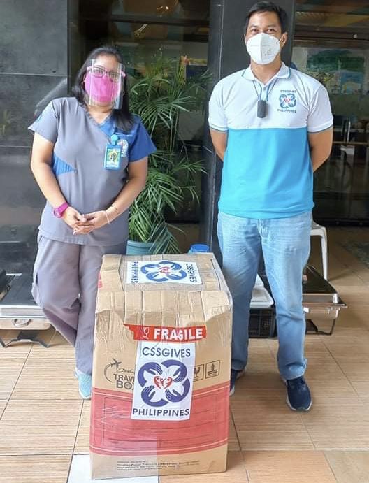 css_ph's tweet photo. Project HCW Relief Day 31 - hot meals delivered to our Covid front line heroes at the Quirino Memorial Medical Center, Quezon City
#Care #Share #Serve #Give #HCWRelief #Bayanihan https://t.co/4Hh4h5azwg