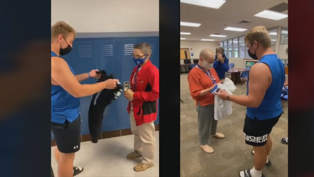 WDRB News (@wdrbnews) on Twitter photo Eastern High School football players honor teachers battling breast cancer: wdrb.news/3C3T8s6
<a href="/SaraSideryWDRB/">Sara Sidery</a> Eastern High School football players honor teachers battling breast cancer: wdrb.news/3C3T8s6
<a href="/SaraSideryWDRB/">Sara Sidery</a>