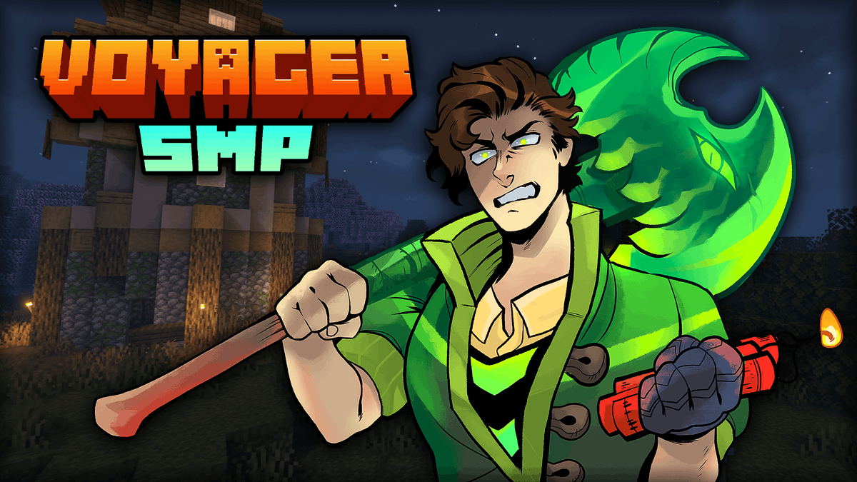 VoyagerSMP's tweet photo. New #voyagersmp Lore video is premiering in 10 minutes! Go watch it live with the voyagers!
https://t.co/FIKpuWTcNQ

#voyagertwt https://t.co/4UwIP2cyP5