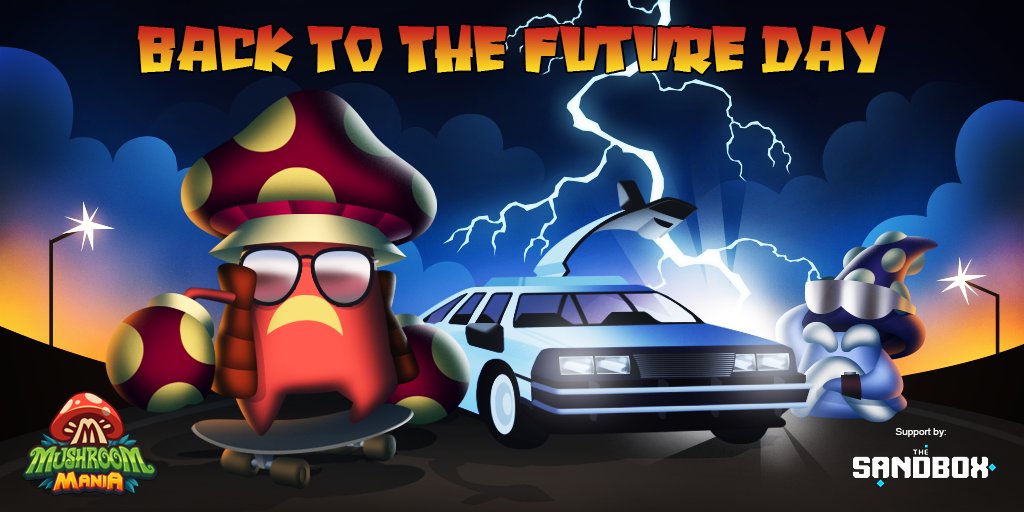 Roads? Where we’re going, we don't need roads! 😎 #BackToTheFutureDay

Pre-register for <a href="/TheSandboxGame/">The Sandbox</a> here: sandbox.game/login/?r=BPQxG…

#MushroomManiaTSB #SandboxGame #TSB #GameMaker #VoxEdit #NFT