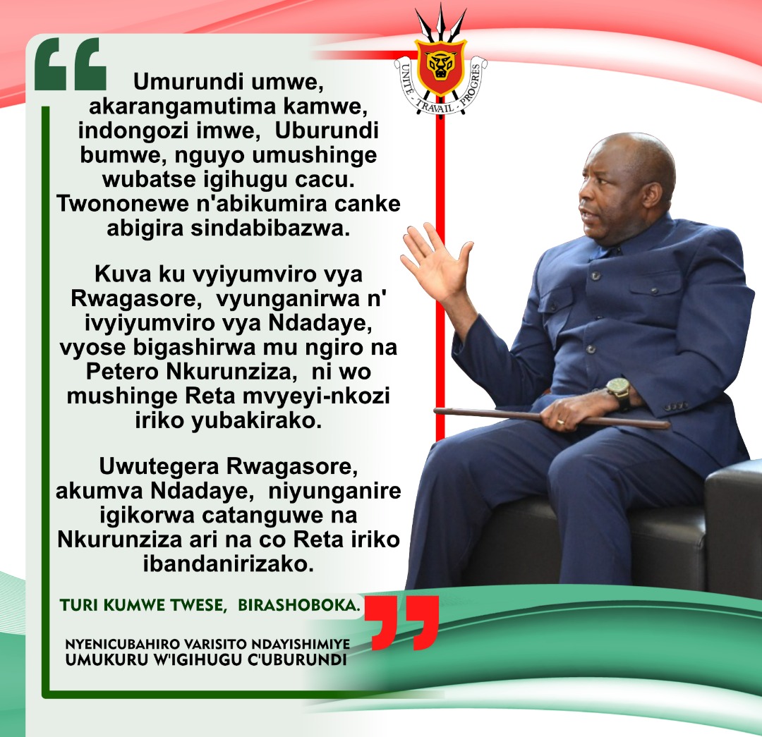 SE Evariste Ndayishimiye tweet media