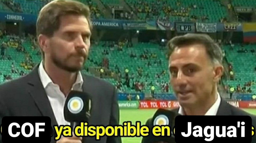 Sos de llevar estadísticas y todos los datos?
Querés estar al tanto de todos los resultados del torneo del <a href="/COF_FIUNA/">Comité Organizador de Fútbol</a> ?
Los puntajes, goleadores y demás los tenés en la app de <a href="/JaguaiMkt/">Jagua'i</a> 
Descarga la app ya mismo y disfruta al máximo !