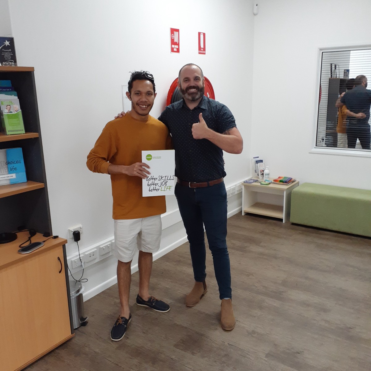 A huge congratulations to Francis Tanu who graduated from our Skilling Queenslanders for Work program in Townsville, and has now secured a job at Blue Care! This is what STEPS is all about - changing lives by providing opportunity. Way to go, Francis!