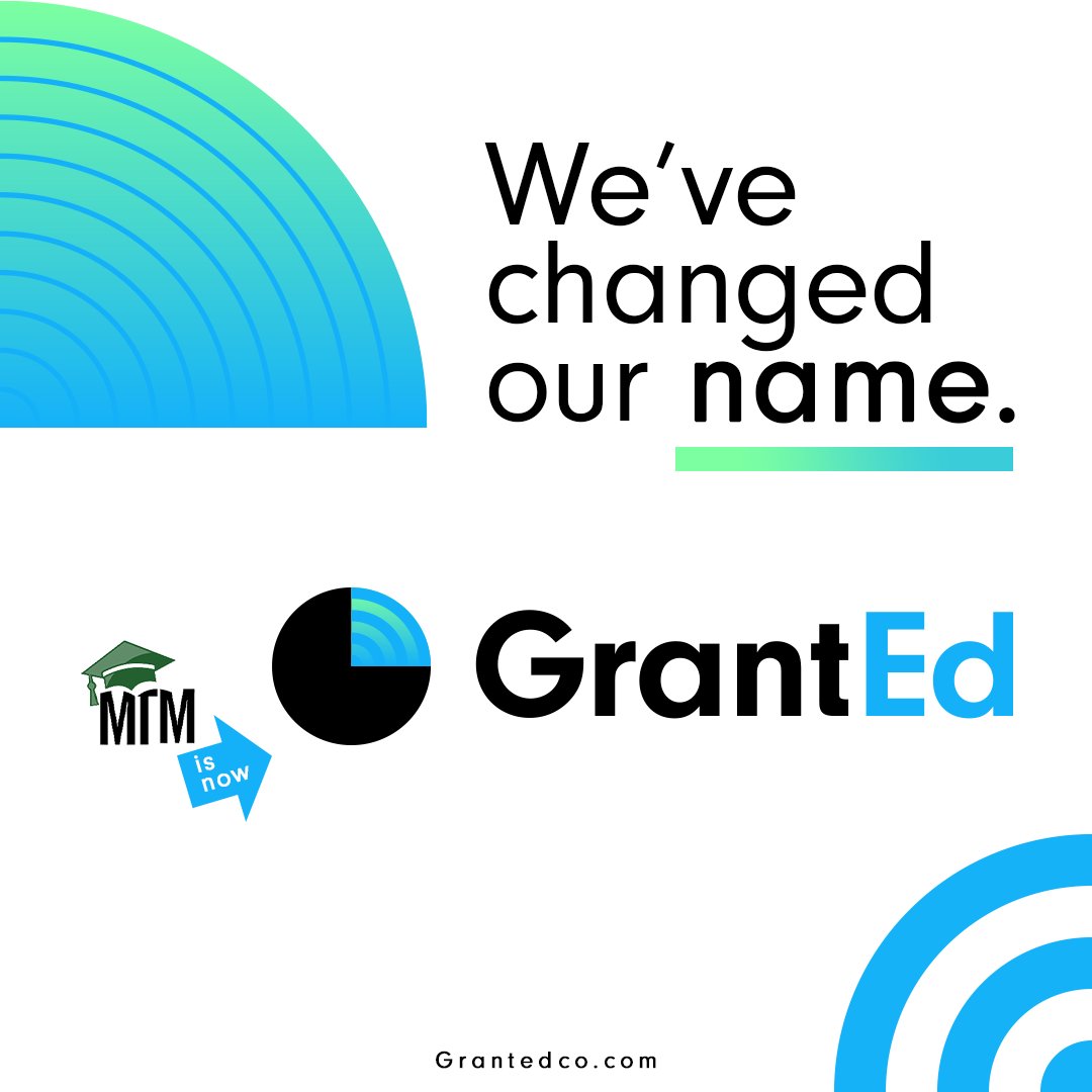 Hey everyone! We have exciting news, MTM is now GrantEd!
 
We have a new look BUT we are the same company focused on connecting Black and brown students with scholarships and financial aid.

Check out our new website: buff.ly/3ATMtzB
 
Jasmine, Founder &amp; CEO of GrantEd