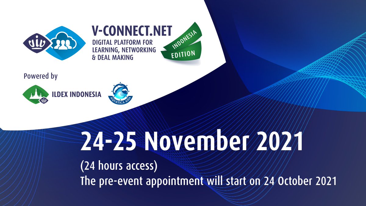ildexexhibition's tweet photo. Join us in V-Connect Indonesia Edition, the #1 Digital B2B Networking Event for ASEAN’s Feed to Food Industry.

Save the date: 24-25 November 2021 (available on the digital platform only)

Register for FREE: https://t.co/4zZUJ8oOM3

#ILDEX #Vconnect #Indonesia #Livestock #ASEAN https://t.co/RSIkrpDINa