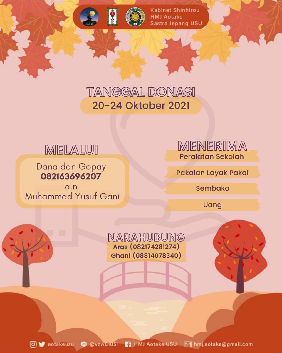 aotakeUSU's tweet photo. [MAULID NABI MUHAMMAD SAW: OPEN DONASI]

Assalamu'alaikum wr wb. 

Dalam rangka memperingati Maulid Nabi Muhammad SAW. kami dari Divisi Kerohanian Islam, menyelenggarakan acara "Open Donasi" untuk anak Yatim Piatu yang memerlukan bantuan. https://t.co/b0ufbss3tU