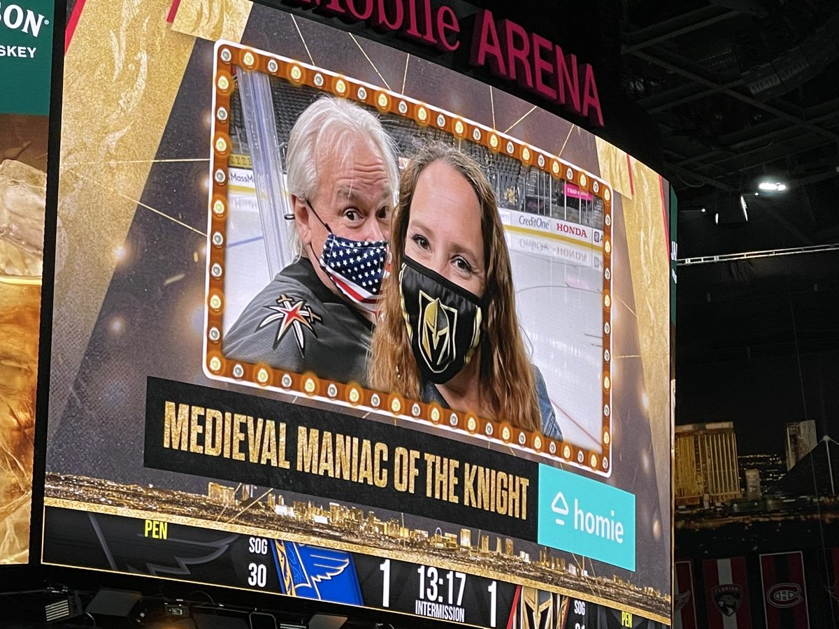 OMG this made his Knight!!!! Thank you so much!!! What a fun surprise! We are having the best Knight ever!! He is literally in tears!! #vegasborn #GoknightsGo