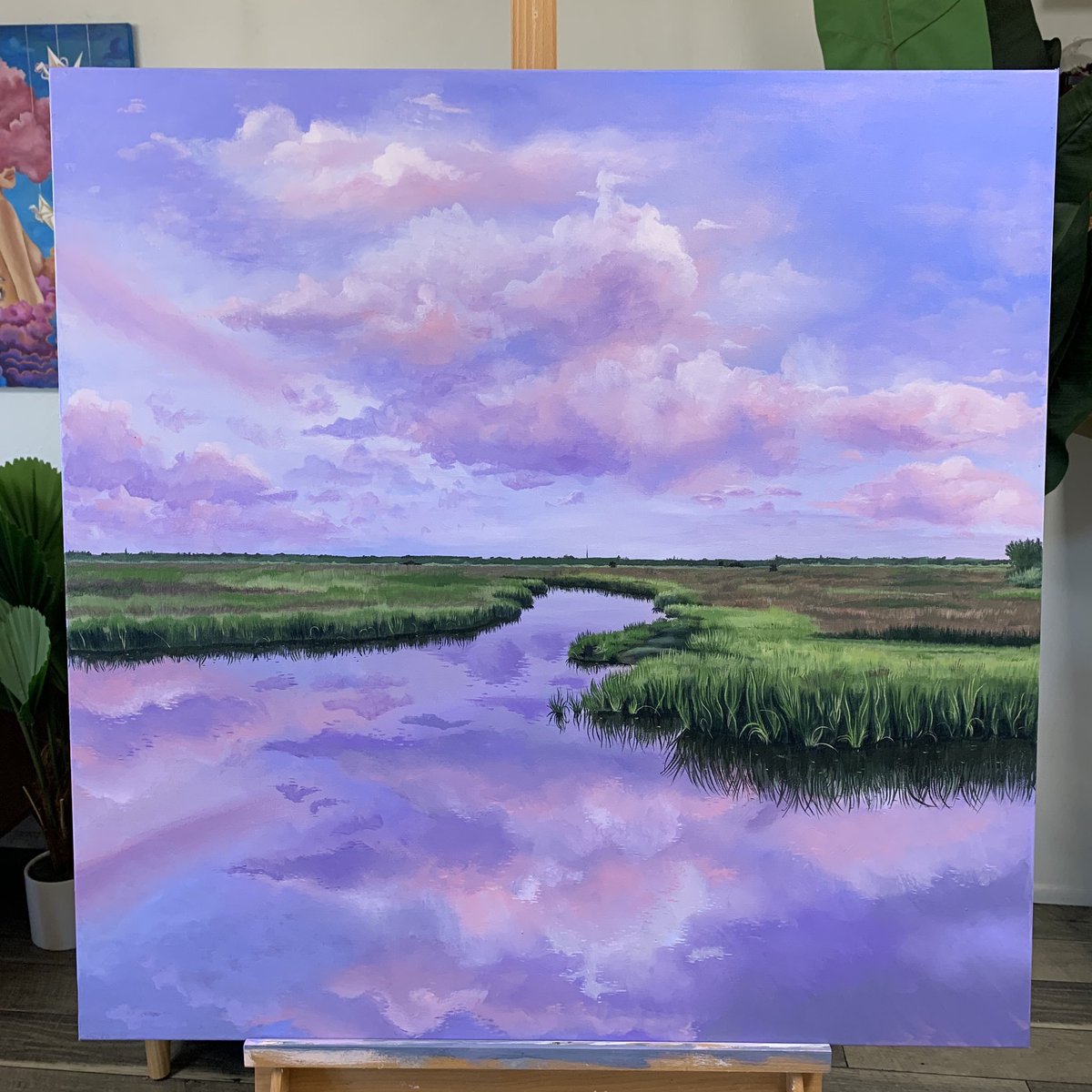 The Palette:                  The Painting: