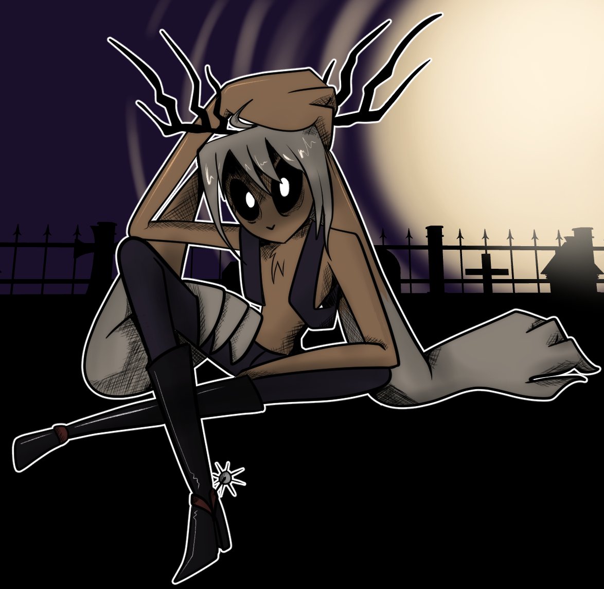 // Watched the Nightmare Before Christmas, so.. Kinda wanted to doodle a Russel sorta into that theme